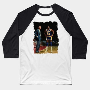 Pat Riley and Magic Johnson, 1983 Baseball T-Shirt